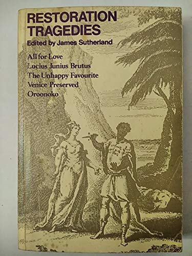 Beispielbild fr Restoration Tragedies (Oxford Paperbacks) zum Verkauf von WorldofBooks