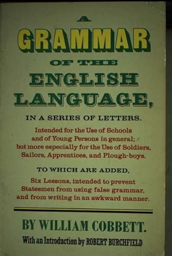 Stock image for A Grammar of the English Language (Oxford Paperbacks) for sale by Wonder Book