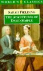 Beispielbild fr THE WORLD'S CLASSICS: THE ADVENTURES OF DAVID SIMPLE. zum Verkauf von Cambridge Rare Books