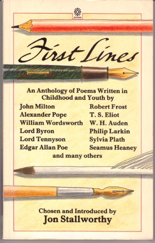 Beispielbild fr First Lines: Poems Written in Youth (Oxford paperbacks) zum Verkauf von AwesomeBooks