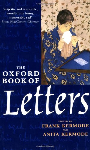 Imagen de archivo de The Oxford Book of Letters a la venta por Books From California
