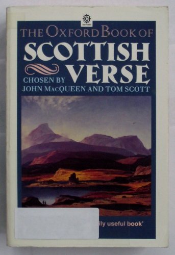 Imagen de archivo de The Oxford Book of Scottish Verse a la venta por Better World Books: West