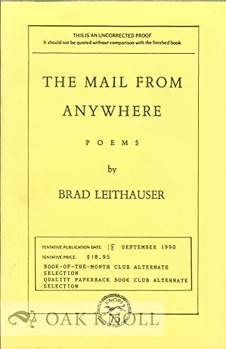 Stock image for The Mail from Anywhere (Oxford Poets) for sale by AwesomeBooks