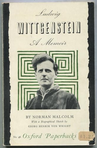 9780192830012: Ludwig Wittgenstein: A Memoir