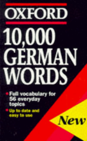 Beispielbild fr 10, 000 German Words zum Verkauf von WorldofBooks