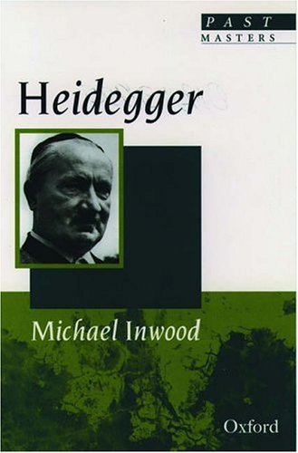 Heidegger (Past Masters) (9780192831927) by Inwood, Michael