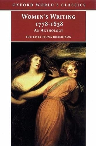 9780192833136: Women's Writing 1778-1838.: An Anthology (Oxford World's Classics)