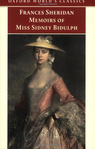 Stock image for Memoirs of Miss Sidney Biddulph (World's Classics) for sale by AwesomeBooks