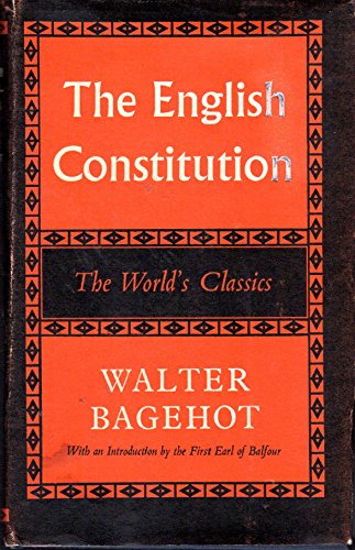 Stock image for The English Constitution (Oxford World's Classics) for sale by SecondSale