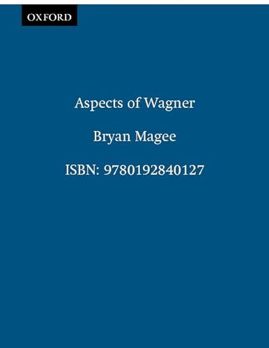 Stock image for Aspects of Wagner for sale by SecondSale