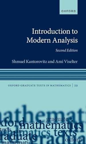 9780192849557: Introduction to Modern Analysis
