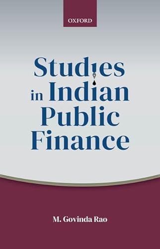 Beispielbild fr Studies in Indian Public Finance zum Verkauf von Books Puddle