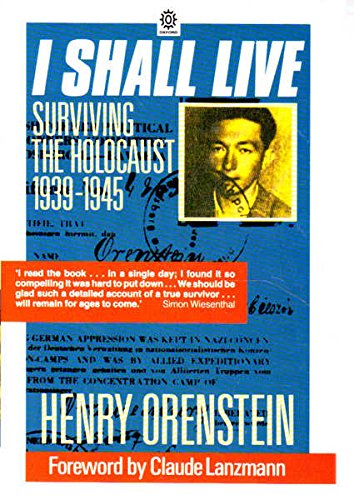 Stock image for I Shall Live Surviving the Holocaust for sale by ThriftBooks-Dallas