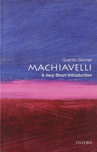 Beispielbild fr Machiavelli: a Very Short Introduction zum Verkauf von Better World Books