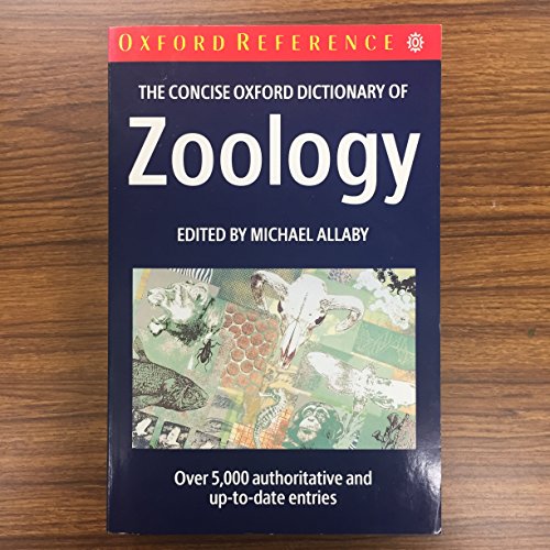 Stock image for The Concise Oxford Dictionary of Zoology (Oxford Quick Reference) for sale by Wonder Book