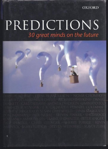 Stock image for Predictions: Thirty Great Minds on the Future (Popular Science) for sale by Ergodebooks