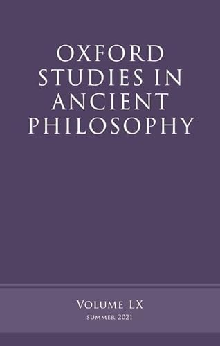 Beispielbild fr Oxford Studies in Ancient Philosophy. Volume 60 zum Verkauf von Blackwell's