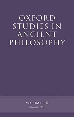 Stock image for Oxford Studies in Ancient Philosophy, Volume 60 for sale by GF Books, Inc.