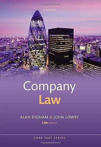 Beispielbild fr Company Law zum Verkauf von Better World Books