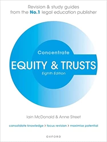 Stock image for Equity and Trusts Concentrate: Law Revision and Study Guide for sale by Books Unplugged