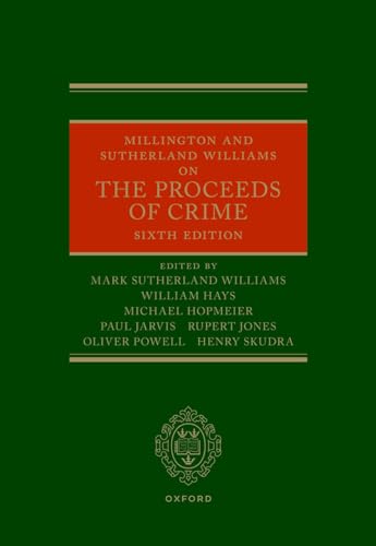 Beispielbild fr Millington and Sutherland Williams on the Proceeds of Crime zum Verkauf von Books Unplugged