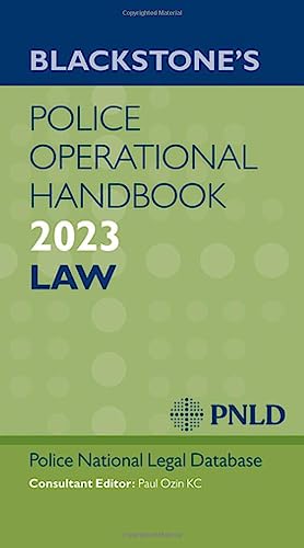 Imagen de archivo de Blackstone's Police Operational Handbook 2023 a la venta por Blackwell's