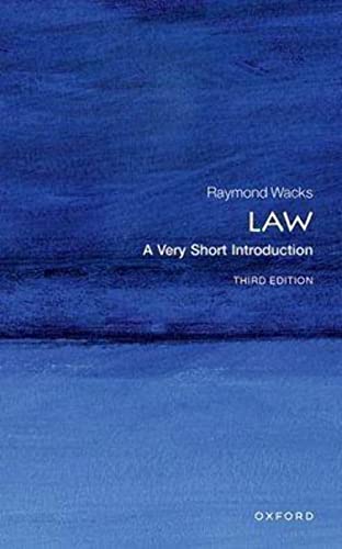 Stock image for Law: A Very Short Introduction (Very Short Introductions) [Paperback] Wacks, Raymond for sale by Lakeside Books