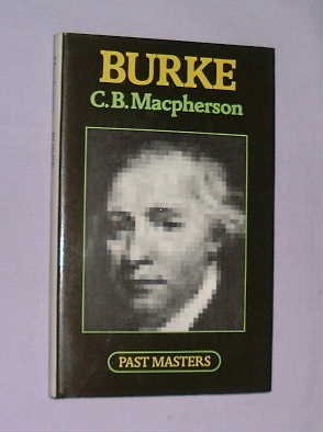 Imagen de archivo de Burke (Past masters) a la venta por POQUETTE'S BOOKS