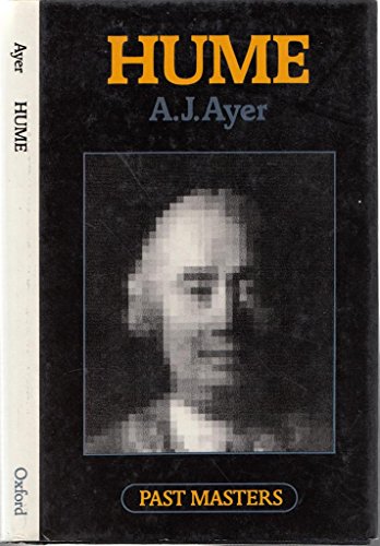 Hume (Past masters) (9780192875297) by Ayer, A. J