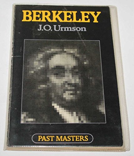 Berkeley (Past Masters) (9780192875464) by Urmson, J.O. & Berkeley, George