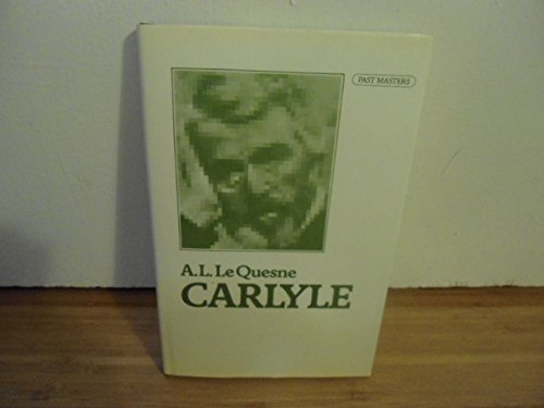 9780192875631: Carlyle (Past masters)