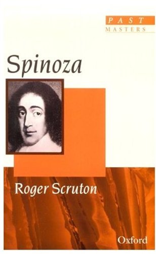 Beispielbild fr Spinoza (Past Masters) zum Verkauf von Wonder Book