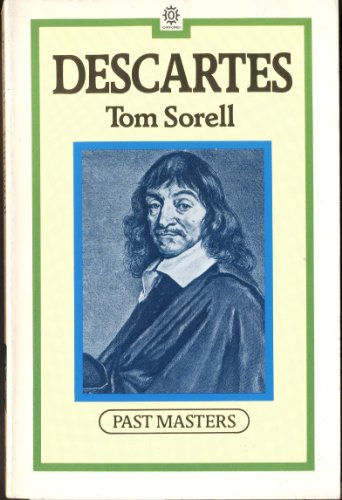 9780192876355: Descartes (Past Masters S.)