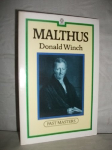 9780192876522: Malthus (Past Masters Series)