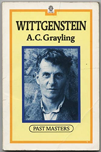 Stock image for Wittgenstein (Past Masters) for sale by Open Books