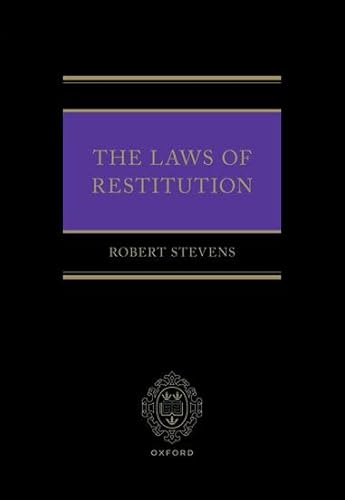 Beispielbild fr The Laws of Restitution zum Verkauf von Blackwell's