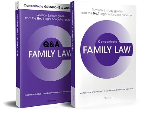 9780192885555: Family Law Revision Concentrate Pack: Law Revision and Study Guide