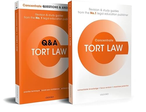 9780192885586: Tort Law Revision Concentrate Pack: Law Revision and Study Guide