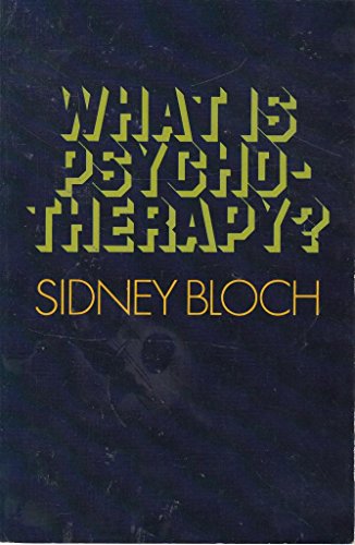 Beispielbild fr What Is Psychotherapy? zum Verkauf von Better World Books