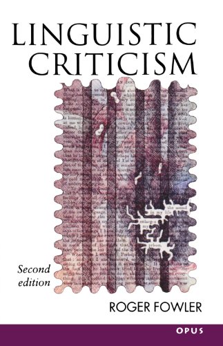 Imagen de archivo de Linguistic Criticism (OPUS) a la venta por BooksRun