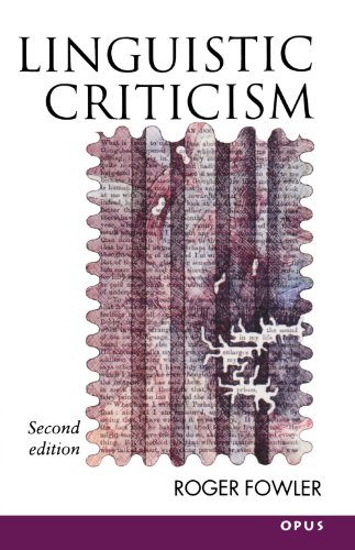 Stock image for Linguistic Criticism (OPUS) for sale by BooksRun