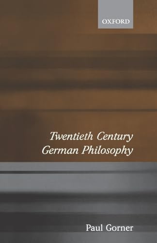 Beispielbild fr Twentieth Century German Philosophy zum Verkauf von Anybook.com