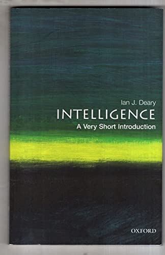 Beispielbild fr Intelligence: A Very Short Introduction zum Verkauf von SecondSale