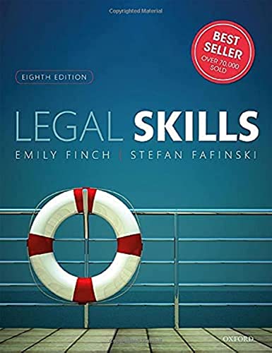 Imagen de archivo de Legal Skills a la venta por Front Cover Books