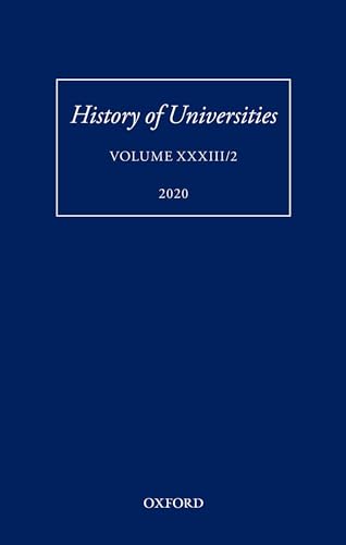 9780192893833: History of Universities Volume XXXIII/2 (History of Universities Series)