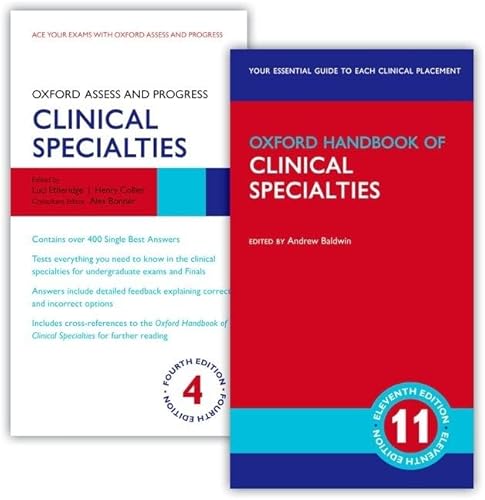 Beispielbild fr Oxford Handbook of Clinical Specialties 11E and Oxford Assess and Progress: Clinical Specialties 4e Format: Paperback zum Verkauf von INDOO