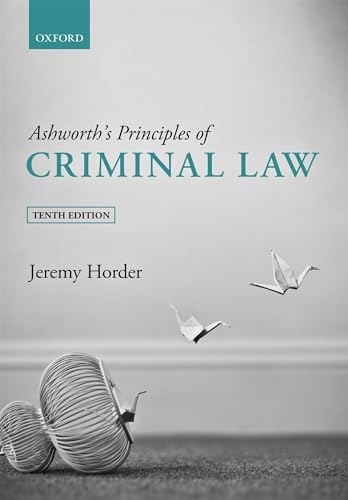 9780192897381: Ashworth's Principles of Criminal Law