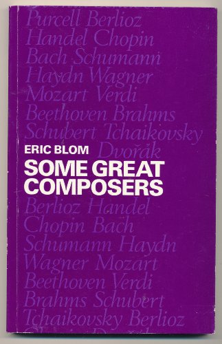 Imagen de archivo de Some Great Composers a la venta por Better World Books