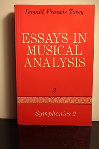 Beispielbild fr Essays in Musical Analysis zum Verkauf von Better World Books