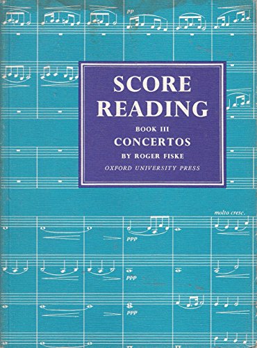 Stock image for Concertos (Bk. 3) (Score Reading) for sale by WorldofBooks
